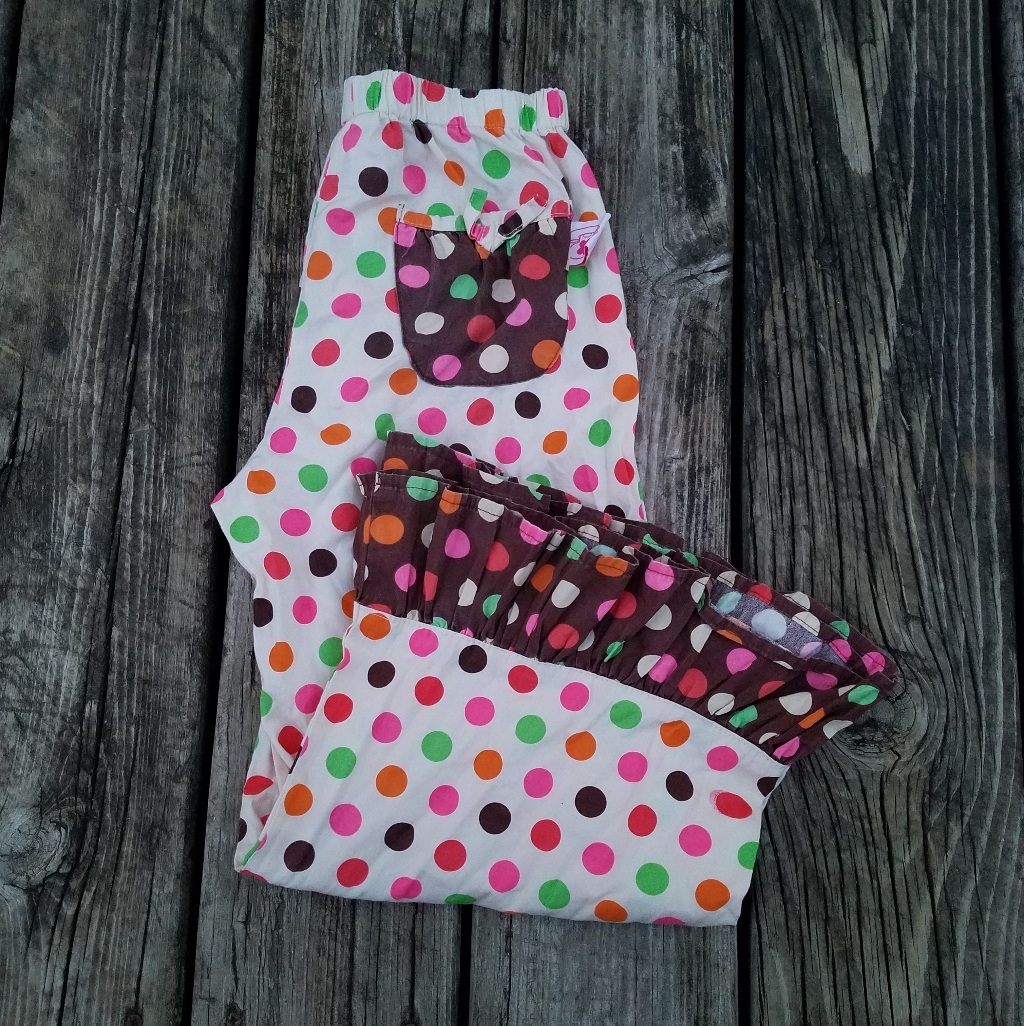 New Girls Cp Boutique Polka Dot Ruffles Size 8